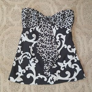 NWT!! WHBM silky strapless top